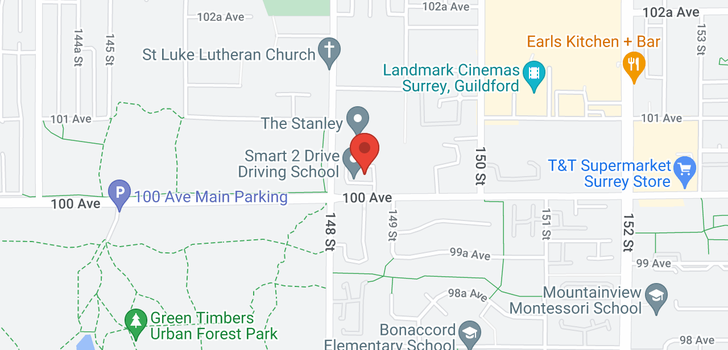 map of 203 14877 100 AVENUE